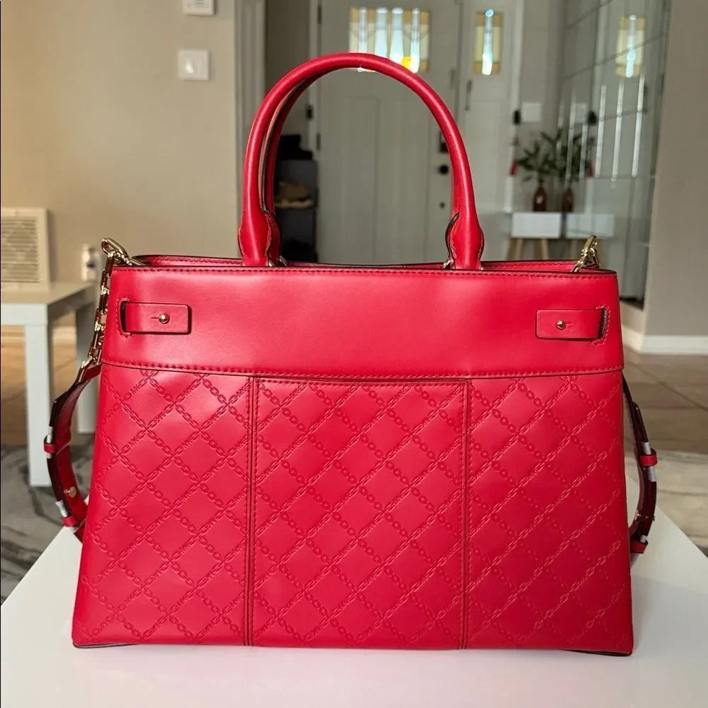 NWOT MICHAEL Michael Kors Red Satchel
